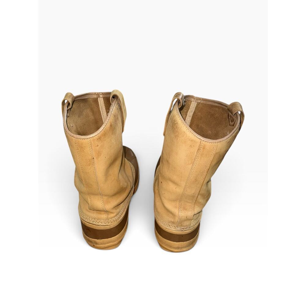Vintage Sorel Pawnee Boots Men Size 12 Made in Canada Leather Rubber Duck Boots - Picture 12 of 16